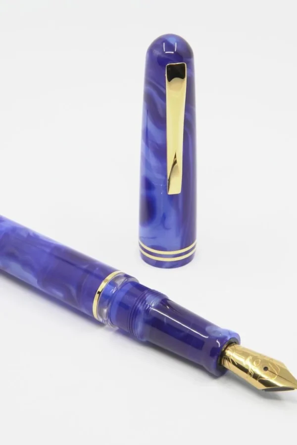 Gioia Metis Blue Aesthetic - Stylo Plume Design Italien